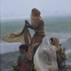Women in Monsoon rains, Monghyr, Bihar (1967). Copyright © 2015 Succession Raghubir Singh, courtesy Jhaveri Contemporary